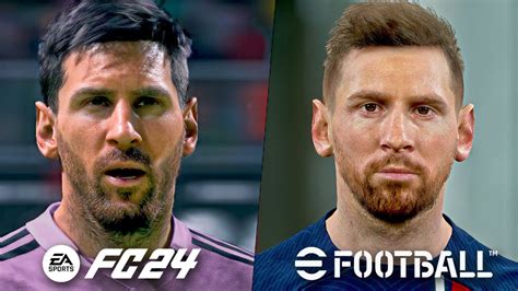 EA Sports FC 24 Vs EFootball 2024 Player Faces Comparison YouTube