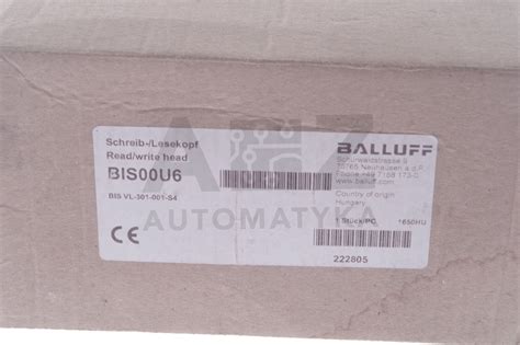 BALLUFF BIS00U6 BIS VL 301 001 S4 BISVL301001S4 RFID READ WRITE HEAD