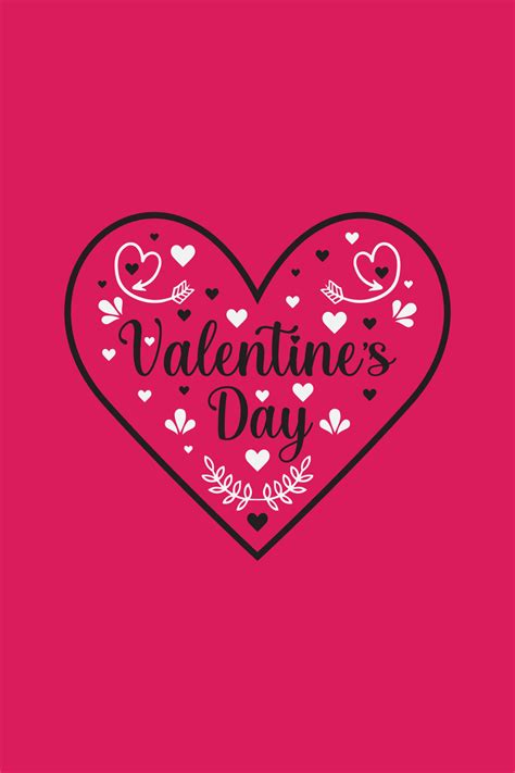 Creative Modern Valentine S Day T Shirt Design 19761926 Vector Art At