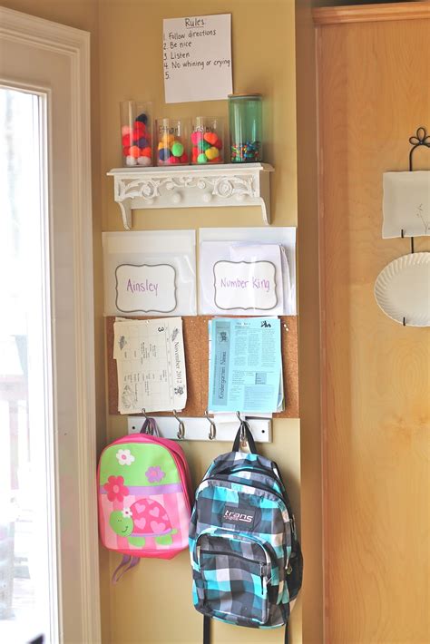 Organizing Book Bags And Kids