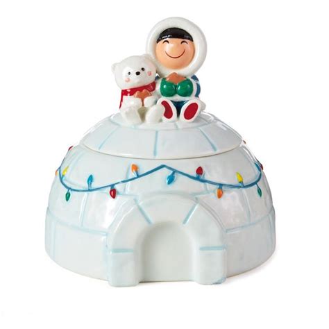 2016 Frosty Friends Treat Jar Hallmark Keepsake Ornament Hooked On