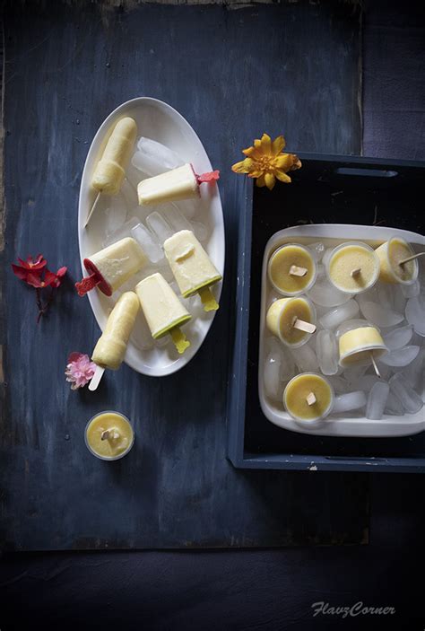 Pineapple Yogurt Popsicles