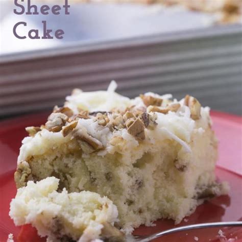 Italian cream sheet cake is a classic Southern cake made simple in a ...