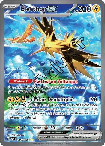 PokeValue fr Cartes Pokémon Electhor Détails et Prix sur PokeValue