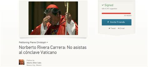 Más De 16 Mil Firmas Contra Norberto Esta Tarde Entregan Carta Al Nuncio Apostólico Aristegui