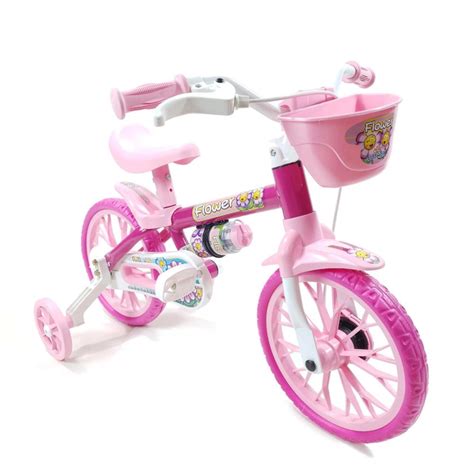 Bicicleta Aro Infantil Nathor Flower Lilly Freio Tambor Submarino