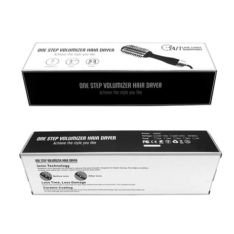 Hot Styling Tools One Step Volumizer Hair Dryer Brush W Hot Air Brush With Ceramic Coating