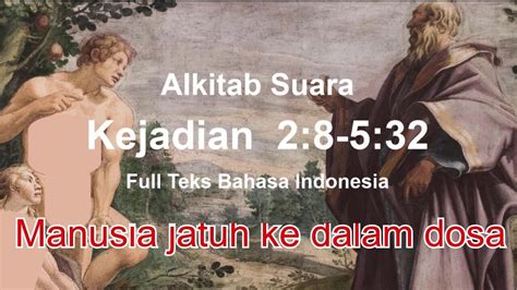 Alkitab Suara Manusia Jatuh Ke Dalam Dosa Kejadian Full