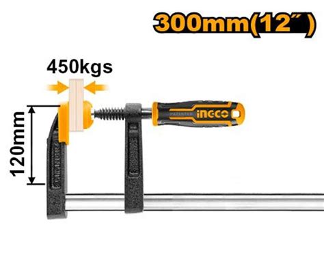 Ingco Hfc F Clamp With Plastic Handle Vikas Tool Mart