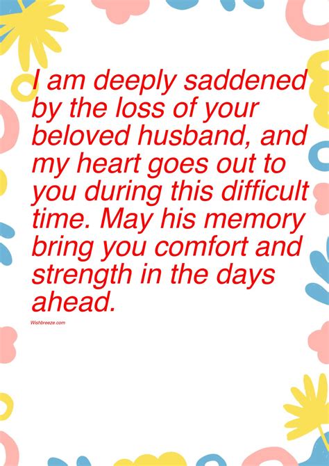 50 Sympathy Messages And Wishes For Loss Of Husband Wishbreeze