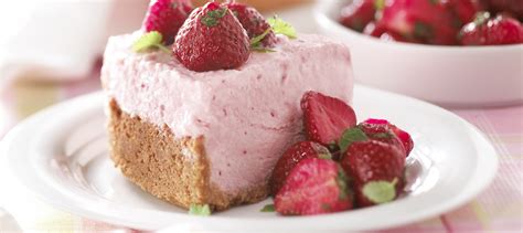 Frozen Strawberry Cheesecake Recipe Dairy Goodness
