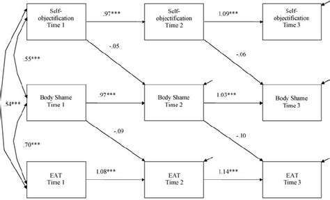 Cross Lagged Panel Model Examining Mediation Longitudinally P