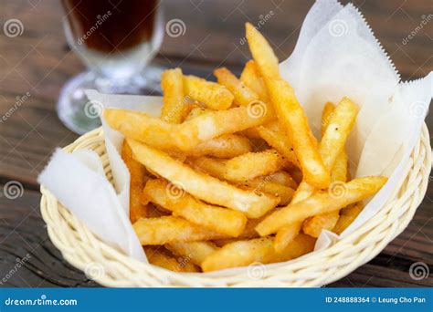 Basket of french fries stock photo. Image of potato - 248888364