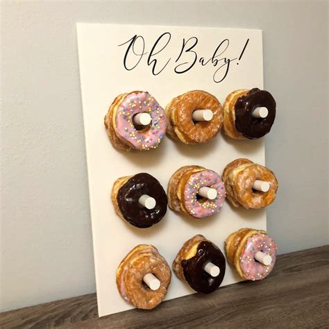 Small Oh Baby Donut Wall Donut Board Multiple Color Etsy