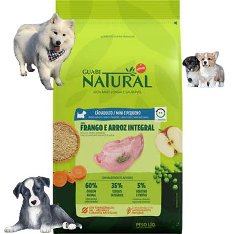 Ração Guabi Natural para Cães Adultos de Porte Mini e Pequeno Sabor