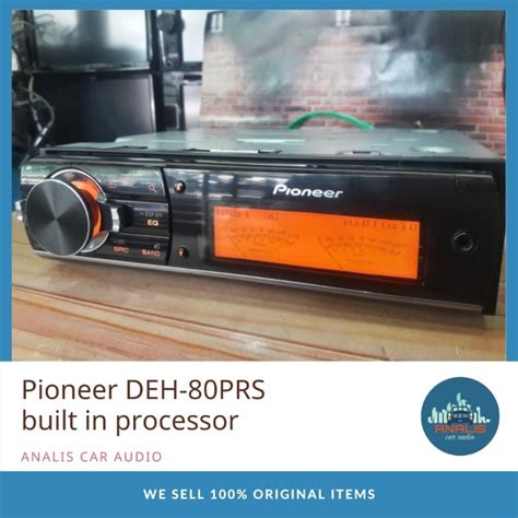 Jual Head Unit Single Din Pioneer Deh Prs Usb High End Built In