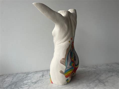 Nude Torso Vase Sculpture Female Figure Vessel Erotic Etsy