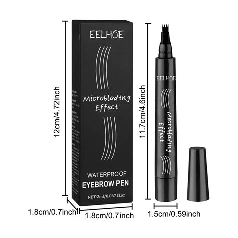 Wadada Microblading Eyebrow Pen Upgraded Eye Brow Pencils For Women With Micro Fork Tip