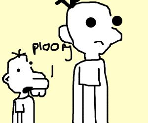 Manny heffley calls greg heffley a ploopy - Drawception