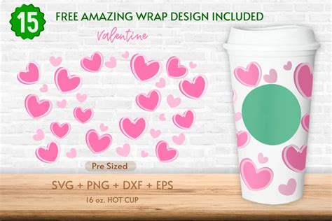 Oz Heart Starbucks Hot Cup Svg Sketchy Hearts