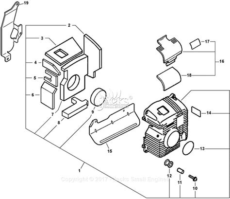 Echo Pb 461ln S N 02001001 02999999 Parts Diagram For Engine Cover