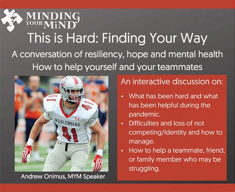 Minding Your Mind Creates Mental Health Education Program for Athletes ...