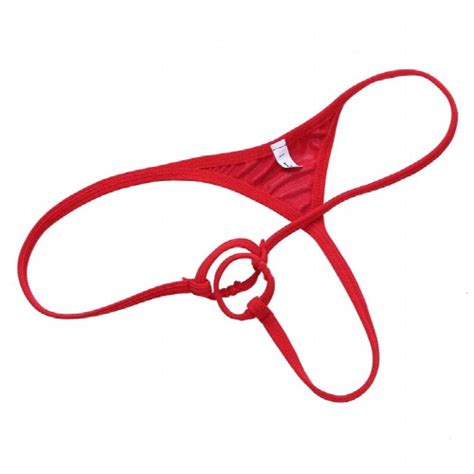 Sexy Men Lingerie Patent Leather G String Thong With Two Penis Hole Bikini Briefs Underwear