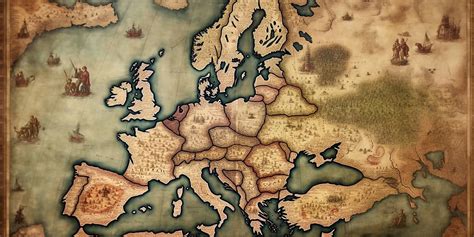 Discover the Intricate Detail of the Medieval Map of Europe