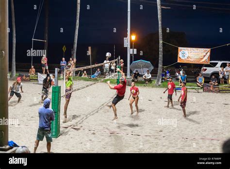 Kailua Kona Hawaii Beach Volleyball At Coconut Grove Marketplace