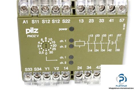 Pilz Pnoz V S V Dc Safety Relay Platinum International