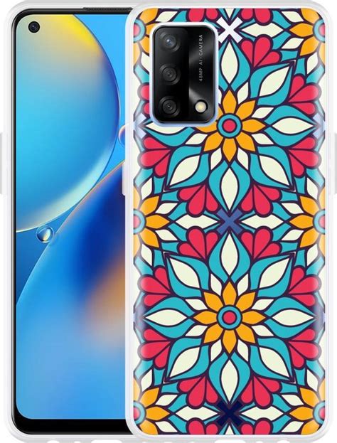 Oppo A74 4G Hoesje Robuuste Mandala Designed By Cazy Bol