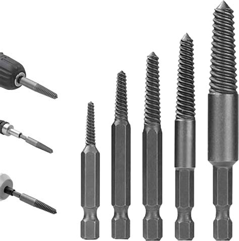 Screw Extractor Kit Easy Out Bolt Extractors Drill Bit Extractor