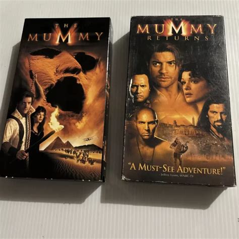 The Mummy And The Mummy Returns Vhs Movies Brendan Fraser Tested £815