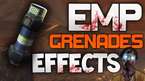 Black Ops 2 Zombies Emp Grenades All Effects Bo2 Zombies Youtube