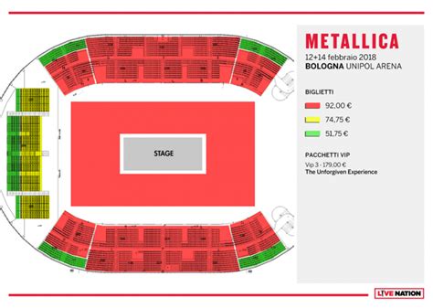 Metallica Prezzi Dei Biglietti E Vip Package Per I Concerti Di Torino