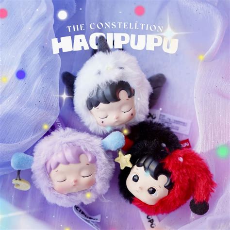 Genuine POPMART HACIPUPU The Constellation Series Vinyl Plush