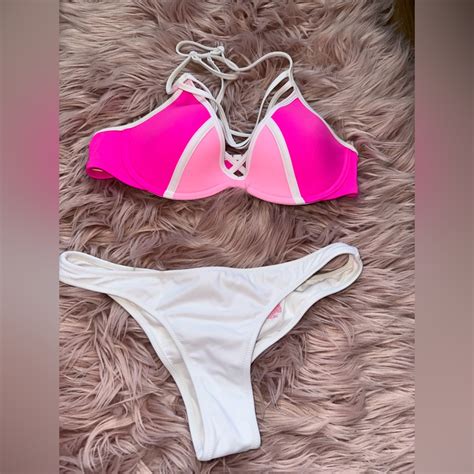 Victorias Secret Pink Bikini Swim Set Gem