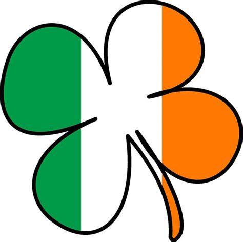 Ireland Flag Shamrock Irish Four Leaf Clover Sticker For Sale By