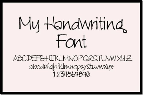 13 Easy And Cool Handwriting Fonts Images - Cool Font Styles Alphabet ...