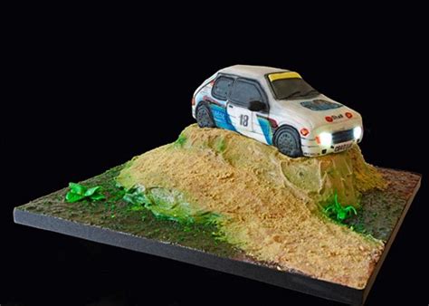 Rally Car Cake Decorated Cake By Debsduckcakes Cakesdecor