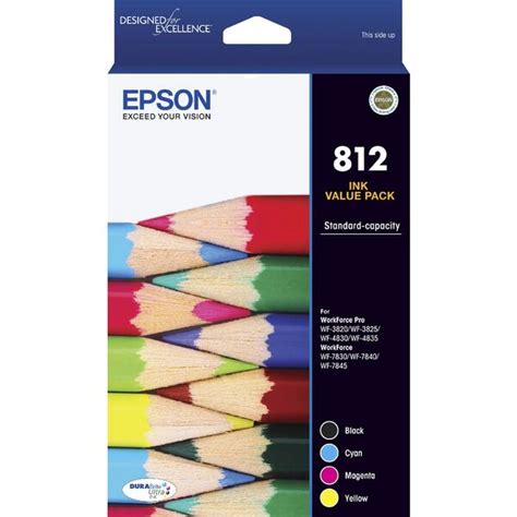 EPSON 812 GENUINE 4 INK VALUE PACK Ink Warehouse