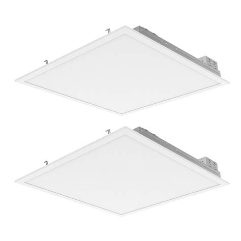 Led Panel Light 2 X 2 40w Pack Of 2 Led Backlit Panel 110l Green Light Depot