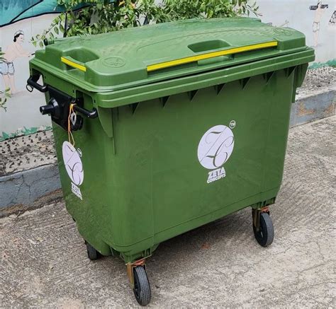 Green 660 Liter Hdpe Wheeled Waste Bin At ₹ 17000 In Bengaluru Id