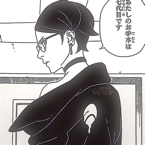 Sarada Uchiha Time Skip Icon Soft Cap Tulo Em Sarada Uchiha