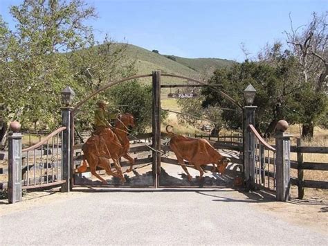 Modern Custom Ranch Gate Designs Ranch Gates Farm Entrance Entrance