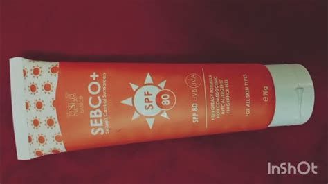 Sl Basics Sunblock Review Sebco± Shaistalodhisunblock