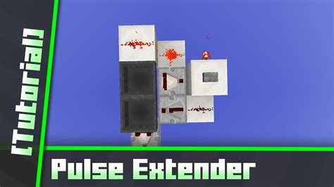 Redstone Basics Pulse Extender Tutorial Youtube