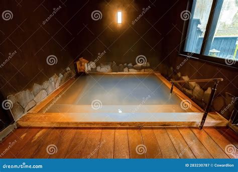 A Public Bath At Kurokawa Onsen One Of Japan S Most Attractive Hot Spring Towns Editorial