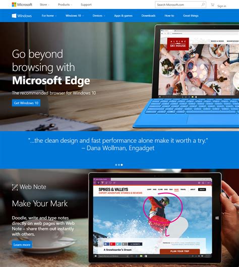 microsoft edge web design museum