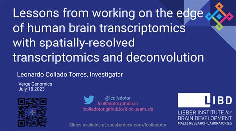 Lessons From Working On The Edge Of Human Brain Transcriptomics With